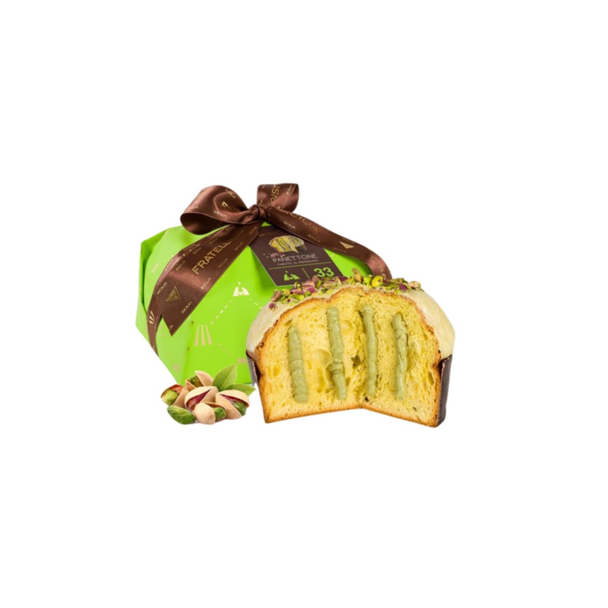 Panettone Al Pistacchio Fratelli Sicilia Sfizi E Vini Store