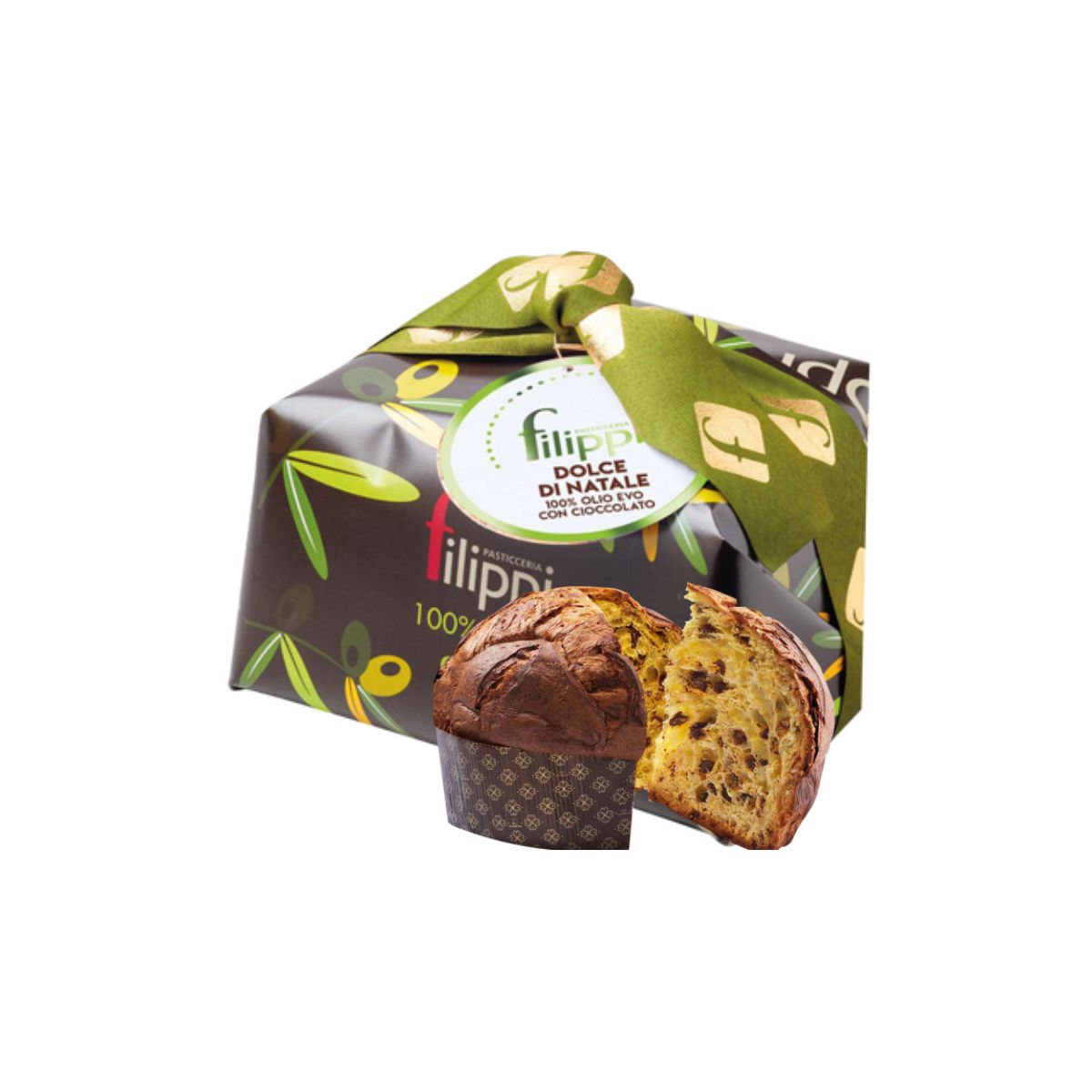 Panettone Olio Evo E Gocce Cioccolato Fondente Filippi Sfizi E Vini Store